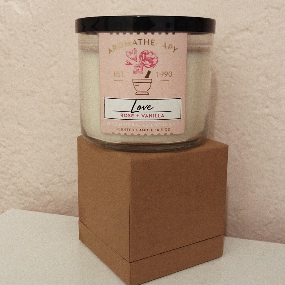 love aromatherapy bbw candle